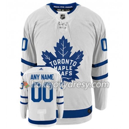 Pánské Hokejový Dres Toronto Maple Leafs Blank Personalizované Adidas Bílá Authentic
